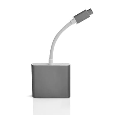USB-C til VGA-adapter med USB 3.0 PD og USB-C