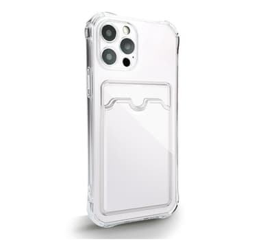 Mobilcover med kortholder Gennemsigtig iPhone 13 Pro