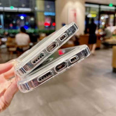 Mobilcover med kortholder Gennemsigtig iPhone 13 Pro