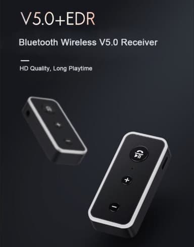 Bluetooth 5.0 modtager / Aux biladapter