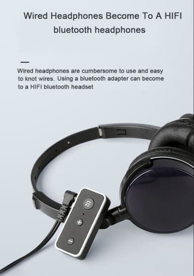 Bluetooth 5.0 modtager / Aux biladapter