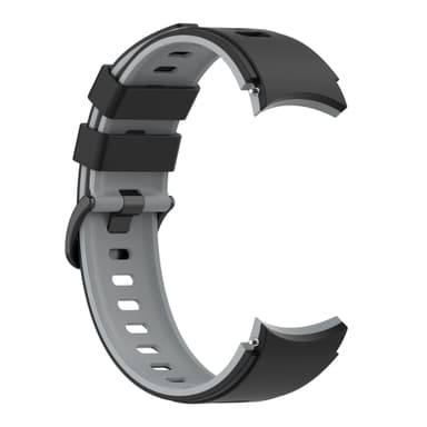 Samsung Galaxy Watch 4 Classic armbånd silikone Sort+grå