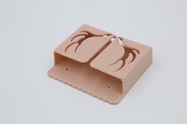 Selvklæbende vægmonteret opbevaringsboks Plast Pink