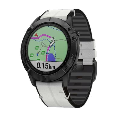 TPU urrem til Garmin Fenix 6 22mm Hvid