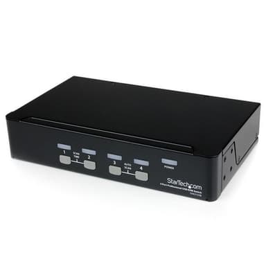 StarTech.com SV431USB, 1920 x 1440 pixel, Stativ-montering, 1U, Sort