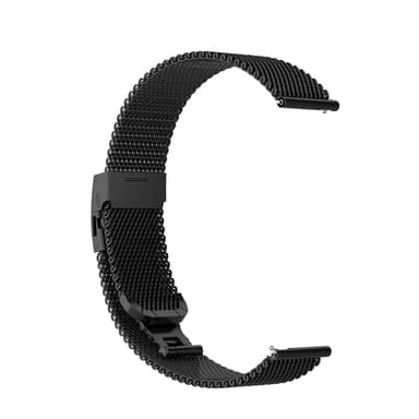Garmin VivoActive 3 / Move / Forerunner (20 mm) armbånd Rustfrit stål Sort