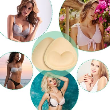 Formende BH indlæg / puder beige
