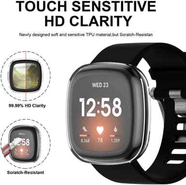 Skærmbeskytter Fitbit Sense / Versa 3 Transparent
