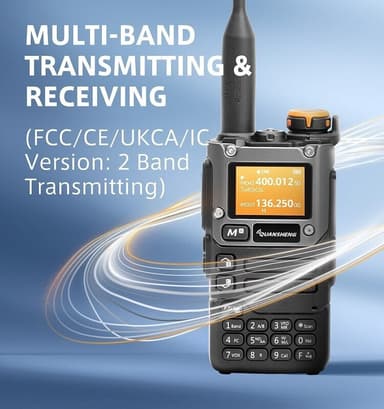 UV-K5 Plus 1600 mAh 2-vejs radio, walkie talkie med antenne
