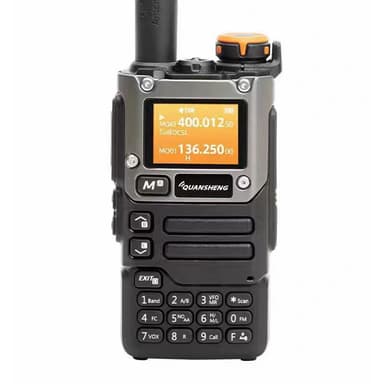 UV-K5 Plus 1600 mAh 2-vejs radio, walkie talkie med antenne
