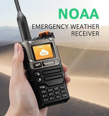 UV-K5 Plus 1600 mAh 2-vejs radio, walkie talkie med antenne