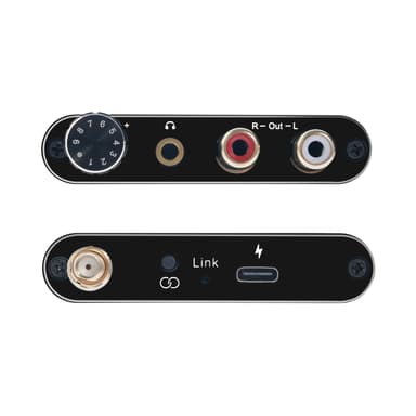 NÖRDIC 2.4G trådløs analog lydsender RCA og 3,5 mm, 50m