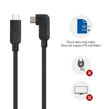Cable Matters aktivt 7,5 m USB-C til USB-C VR Link-kabel til Oculus Quest 2 USB3.2 Gen1 5 Gbps 3A Super Speed ​​​​VR Link-kabel