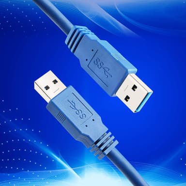 NÖRDIC USB3.1 kabel type A han til Type A mandlig 5Gbps 3m USB3.0