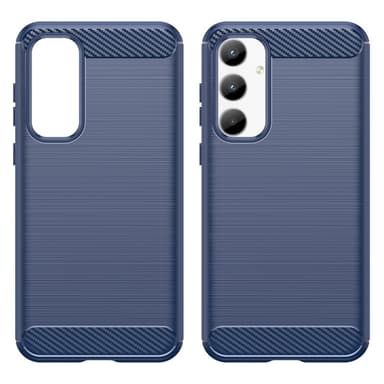 SKALO Samsung A35 5G Armor Carbon Stødsikker TPU-cover - Blå