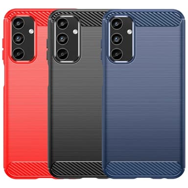 SKALO Samsung A35 5G Armor Carbon Stødsikker TPU-cover - Blå
