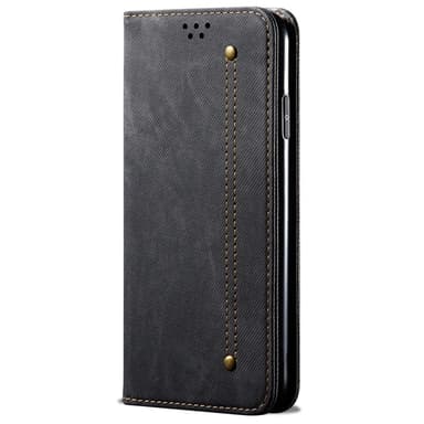 SKALO Samsung A35 5G Jeans Flip Cover - Sort