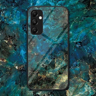 SKALO Samsung A35 5G Marmor hærdet glas TPU Cover - #1