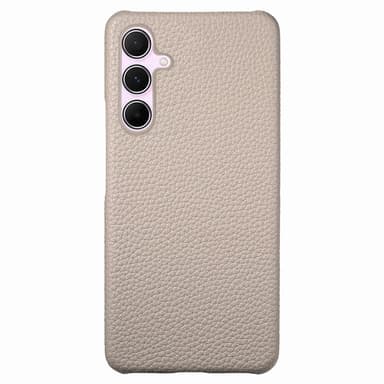 SKALO Samsung A55 5G PU Læder Litchi Cover - Khaki