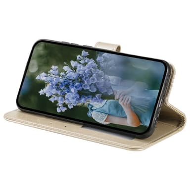 SKALO Samsung A35 5G Mandala Flip Cover - Guld