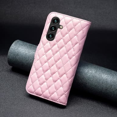 SKALO Samsung A55 5G BINFEN COLOR Quiltet Pung - Pink