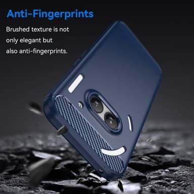SKALO Nothing Phone (2a) Armor Carbon Stødsikker TPU-cover - Blå