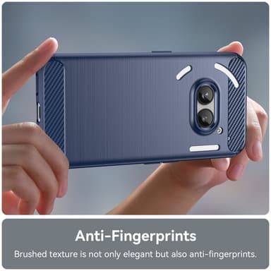 SKALO Nothing Phone (2a) Armor Carbon Stødsikker TPU-cover - Blå