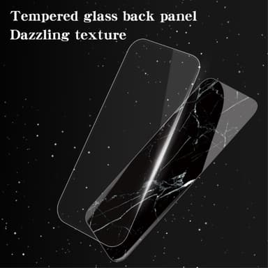 SKALO Samsung A55 5G Marmor hærdet glas TPU Cover - #4