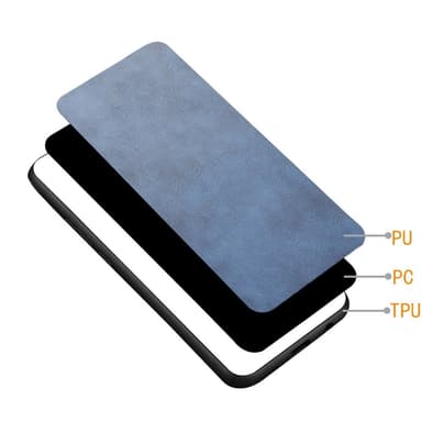 SKALO Nothing Phone (2a) PU-læder Hybrid Cover - Blå