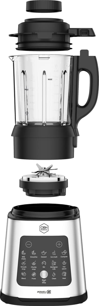 OBH Nordica Perfect Mix Cook blender LH835DS0 (sort/rustfrit stål)