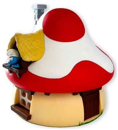 Plastoy Smølferne sparebøsse (Svampehus)