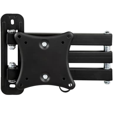 TV-ophæng for 10-24 tommer (25-61cm) (Vipbar + Svingbar) - sort