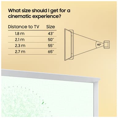 Samsung 50" LS01D The Serif 4K QLED Smart TV (2024, skyhvid)