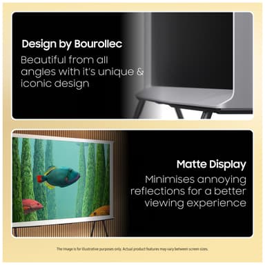 Samsung 50" LS01D The Serif 4K QLED Smart TV (2024, skyhvid)