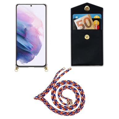 Samsung Galaxy S21 PLUS Etui Cover Kæde (Blå)