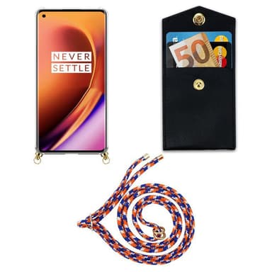 OnePlus 8 PRO Etui Cover Kæde (Blå)