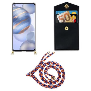 Honor 30 Etui Cover Kæde (Blå)