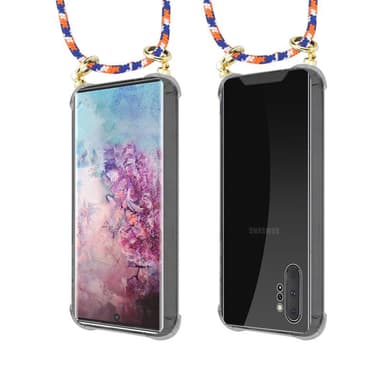 Samsung Galaxy NOTE 10 PLUS Etui Cover Kæde (Blå)