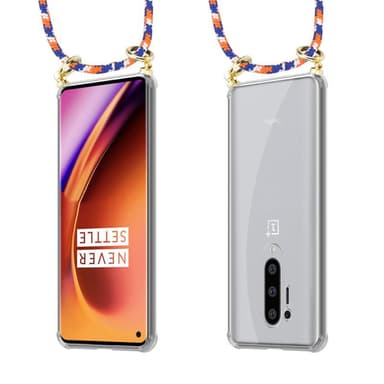 OnePlus 8 PRO Etui Cover Kæde (Blå)