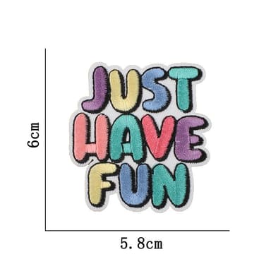 18 strygeplastre / applikationer til tøj MultiColor