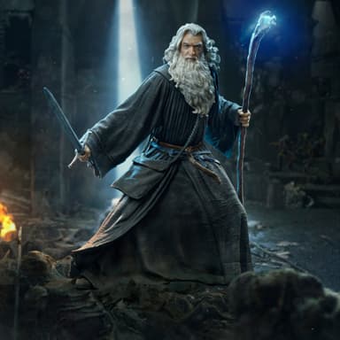 Iron Studios Ringenes Herre actionfigur (Gandalf)
