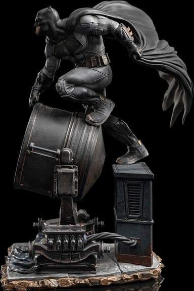 Iron Studios Justice League acitonfigur (Batman og hans Batsignal)