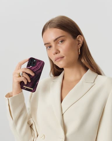 Printed Case iPhone 12PM/13PM Golden Plum