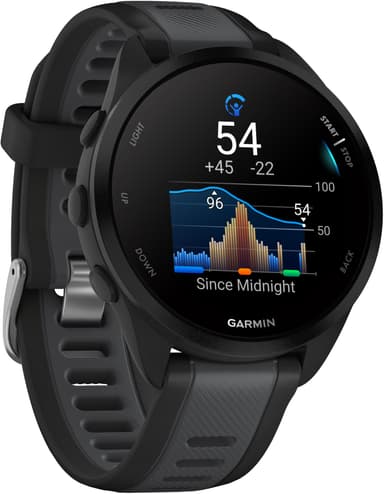 Garmin Forerunner 165 Music sportsur (sort)