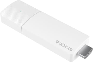 Strong Google TV Stick 4K UHD streaming-enhed (hvid)