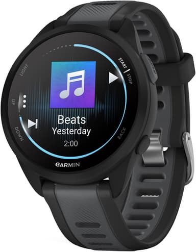 Garmin Forerunner 165 Music sportsur (sort)
