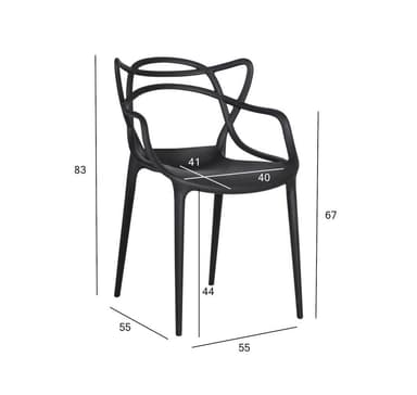 Stol BUTTERFLY sort