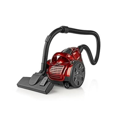 Nedis Poseløs støvsuger | Poseløs | 700 W | Støvkapacitet: 1.5 l | Combi Børste | Aaktionsradius: 7 m | HEPA luftfilter | Antracit / Rød