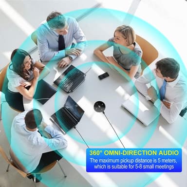 Omni-directional USB-mikrofon Plug and Play