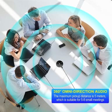 Omni-directional USB-mikrofon Plug and Play